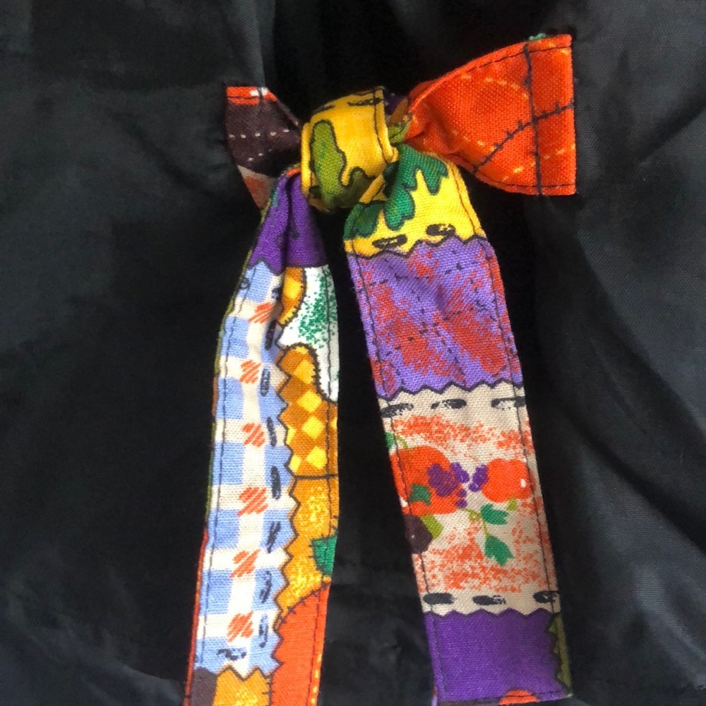 Basic Editions Halloween Patchwork Sleeveless Ves… - image 6